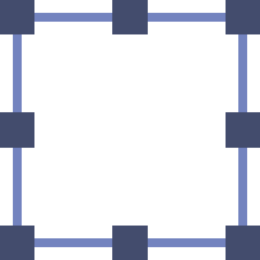 Bounding Box Outline Drawing Svg Vector, Free Vectors File
